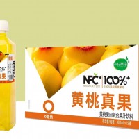 小輕果語黃桃果肉復(fù)合果汁飲料 488ml×15瓶