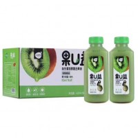 果U益益生菌發(fā)酵復(fù)合果昔獼猴桃味 420mlx15瓶